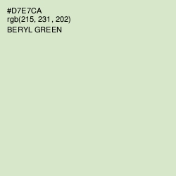 #D7E7CA - Beryl Green Color Image